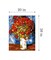 Needlepoint canvas for halfstitch without yarn Poppies By Vicent Van Gogh SE981.164 Seg De Paris Printed Tapestry Canvas